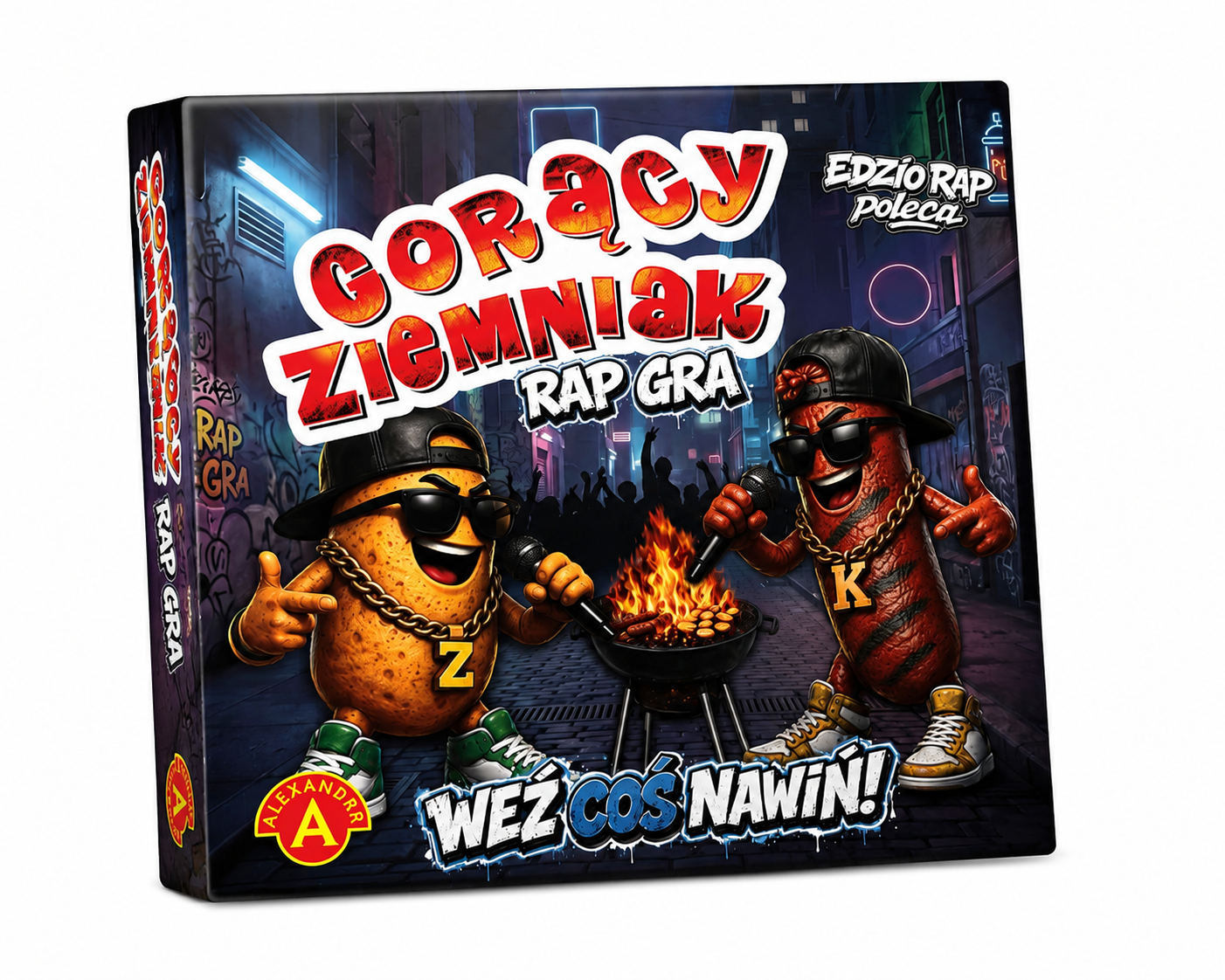 Gra planszowa „GORĄCY ZIEMNIAK RAP GRA” by EDZIO RAP